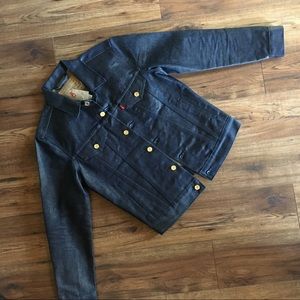 Levi’s gold weft trucker jacket